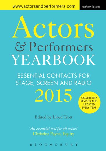 Actors and Performers Yearbook 2015 - Lloyd Trott
