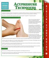 Acupressure Techniques (Speedy Study Guides)