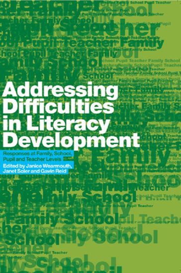 Addressing Difficulties in Literacy Development