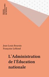 L Administration de l Éducation nationale