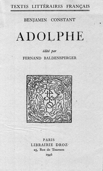 Adolphe - Benjamin Constant