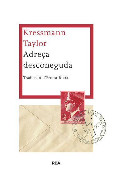 Adreça desconeguda - Kathrine Kressmann Taylor