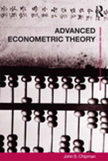 Advanced Econometric Theory - John Chipman