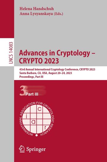 Advances in Cryptology  CRYPTO 2023