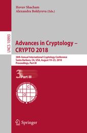 Advances in Cryptology  CRYPTO 2018