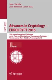 Advances in Cryptology  EUROCRYPT 2016