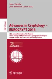 Advances in Cryptology  EUROCRYPT 2016