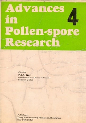 Advances In Pollen-Spore Research - P.K.K. NAIR