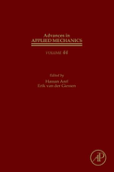 Advances in Applied Mechanics - Erik van der Giessen - Hassan Aref