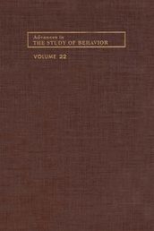 Advances in the Study of Behavior