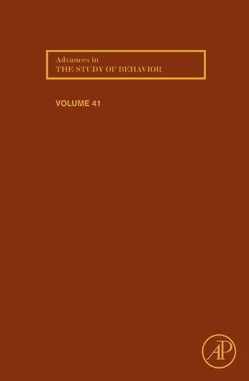 Advances in the Study of Behavior - John C Mitani - H. Jane Brockmann - Timothy J. Roper - Marc Naguib - Katherine E. Wynne-Edwards