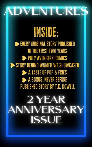 Adventures BooksZine, Two Year Anniversary Issue - Offbeatreads - DARRYLE PURCELL - TK Howell