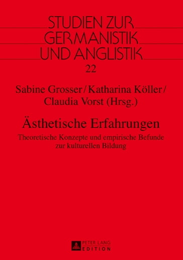 Aesthetische Erfahrungen - Claudia Vorst - Sabine Grosser - Katharina Koller