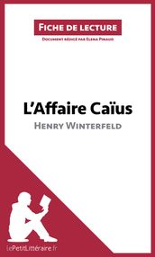 L Affaire Caïus d Henry Winterfeld