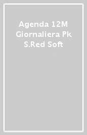 Agenda 12M Giornaliera Pk S.Red Soft