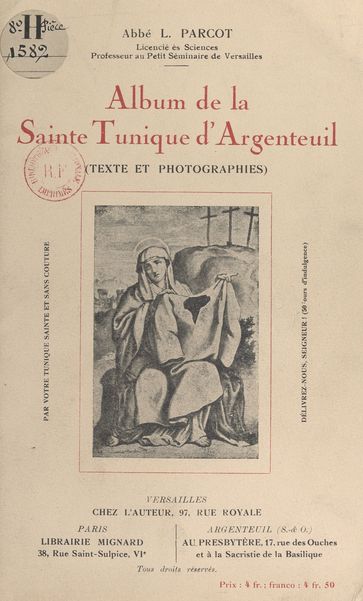 Album de la Sainte Tunique d'Argenteuil - Léon Parcot