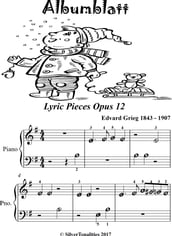 Albumblatt Lyric Pieces Opus 12 Beginner Piano Sheet Music