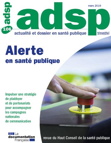 Alerte en santé publique - Denis Zmirou - Francelyne Marano - Haut conseil de la santé publique (HCSP)