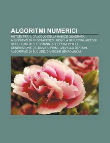 Algoritmi Numerici - Fonte Wikipedia