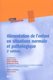 Alimentation de l enfant en situations normale et pathologique