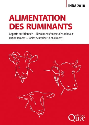 Alimentation des ruminants - Daniel Sauvant - Luc Delaby - Pierre Nozière