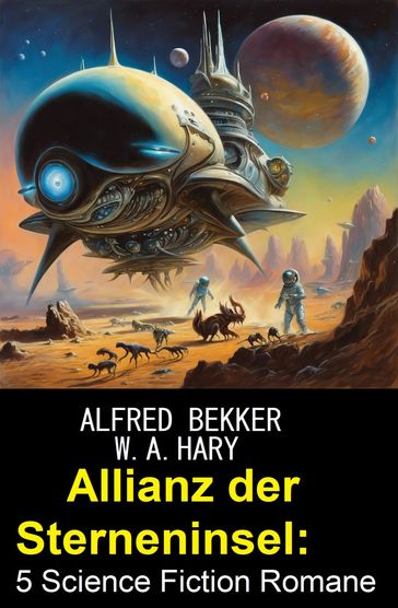 Allianz der Sterneninsel: 5 Science Fiction Romane - Alfred Bekker - W. A. Hary