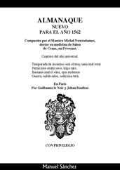 Almanaque nuevo para 1562 de Nostradamus