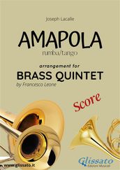 Amapola - Brass Quintet - score