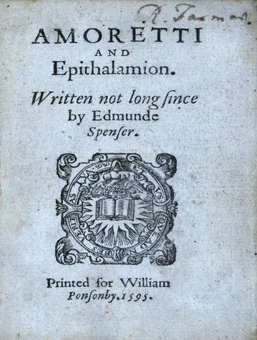 Amoretti and Epithalamion - Edmund Spenser