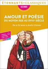 Amour et poésie du Moyen Âge au XVIII siècle