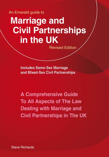 An Emerald Guide To Marriage And Civil Partnerships In The Uk - Steve Richards