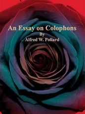 An Essay on Colophons