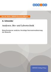 Analysen-, Bio- und Labortechnik