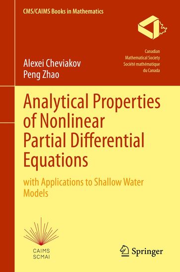 Analytical Properties of Nonlinear Partial Differential Equations - Alexei Cheviakov - Shanghai Maritime University