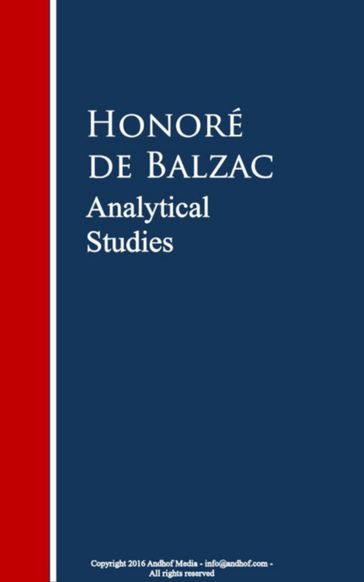 Analytical Studies - Honore De Balzac