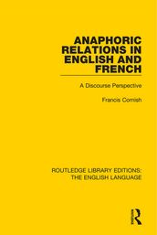 Anaphoric Relations in English and French