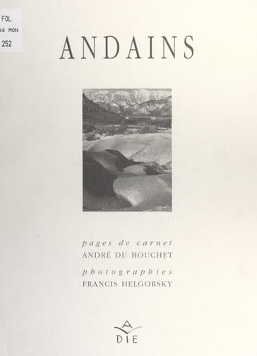 Andains - André Du Bouchet