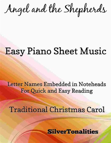 Angel and the Shepherds Easy Piano Sheet Music - SilverTonalities