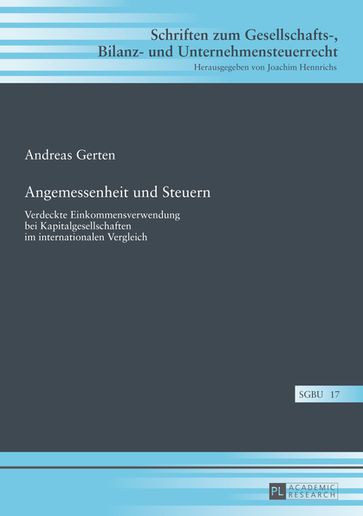 Angemessenheit und Steuern - Andreas Gerten - Joachim Hennrichs