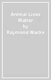 Animal Lives Matter