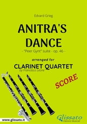 Anitra s Dance - Clarinet Quartet SCORE