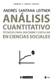 Análisis cuantitativo. Técnicas para describir y explicar en Ciencias Sociales