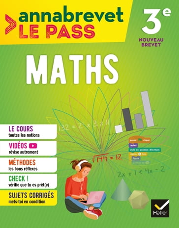 Annabrevet Le Pass - Maths 3e - Caroline Bureau - Emmanuelle Michaud - Jean-Pierre Bureau
