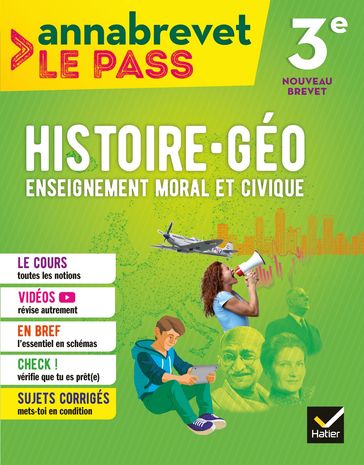 Annabrevet Le Pass - Histoire-géographie EMC 3e - Christophe Clavel - Guillaume d