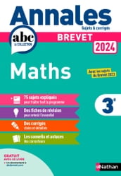 Annales Brevet 2024 Maths - Corrigé