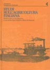 Annali della Fondazione Giangiacomo Feltrinelli (1993). Studi sull agricoltura italiana. Società rurale e modernizzazione
