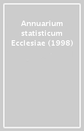 Annuarium statisticum Ecclesiae (1998)