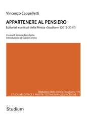 Appartenere al pensiero