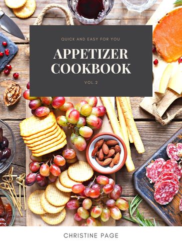 Appetizer Cookbook - Christine Page