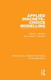 Applied Discrete-Choice Modelling